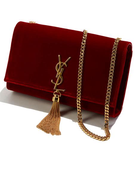 ysl red bag|red ysl bag with tassel.